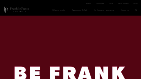 What Franklinpierce.edu website looks like in 2024 