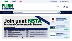 What Flinnsci.com website looked like in 2024 (1 year ago)