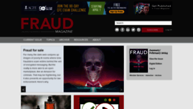 What Fraud-magazine.com website looks like in 2024 