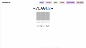 What Flaglegame.net website looks like in 2024 