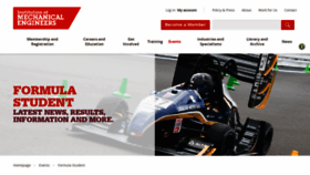 What Formulastudent.com website looks like in 2024 