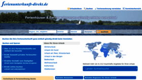 What Ferienunterkunft-direkt.de website looks like in 2024 