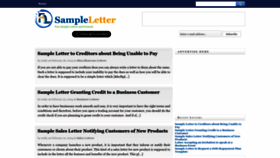 What Foundletters.com website looks like in 2024 