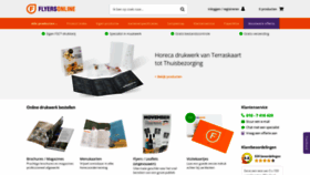 What Flyersonline.nl website looks like in 2024 