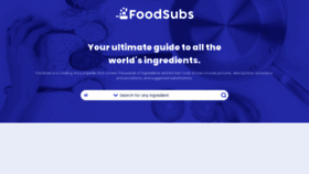What Foodsubs.com website looks like in 2024 