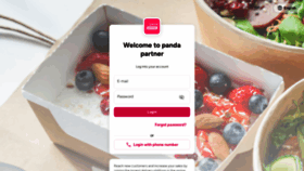 What Foodpanda.portal.restaurant website looks like in 2024 