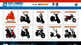 What Fastfuriousscooters.nl website looks like in 2024 