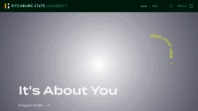 What Fitchburgstate.edu website looks like in 2024 