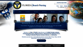 What Floridasnursing.gov website looks like in 2024 