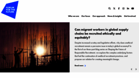 What Forumforthefuture.org website looked like in 2024 (1 year ago)