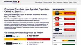 What Futeboldonorte.com website looks like in 2024 