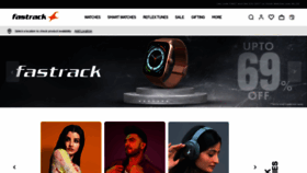 What Fastrack.in website looks like in 2024 