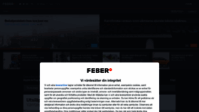 What Feber.se website looks like in 2024 
