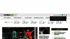 What Futbolred.com website looks like in 2024 