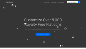 What Flaticons.net website looks like in 2024 