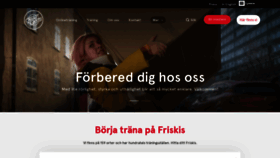 What Friskissvettis.se website looks like in 2024 