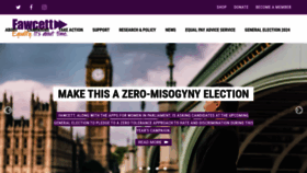 What Fawcettsociety.org.uk website looks like in 2024 