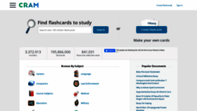 What Flashcardexchange.com website looks like in 2024 