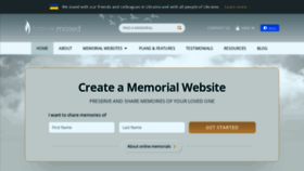 What Forevermissed.com website looks like in 2024 