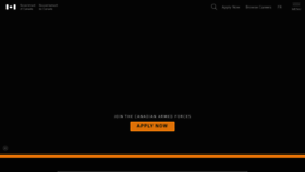 What Forces.ca website looked like in 2024 (2 years ago)