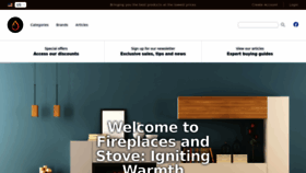 What Fireplaceandstove.co.uk website looks like in 2024 