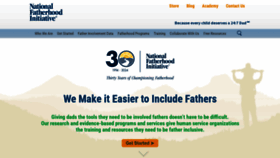 What Fatherhood.org website looks like in 2024 