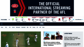 What Foxsports.com.au website looked like in 2024 (1 year ago)