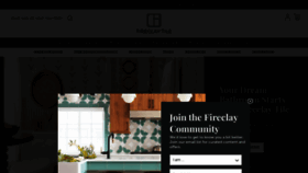 What Fireclaytile.com website looks like in 2024 