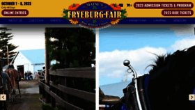 What Fryeburgfair.org website looked like in 2024 (1 year ago)