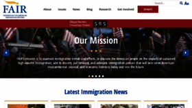What Fairus.org website looks like in 2024 
