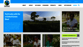 What Fairtrade.net website looks like in 2024 
