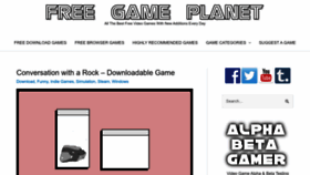 What Freegameplanet.com website looks like in 2024 