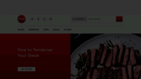 What Foodnetwork.co.uk website looks like in 2024 