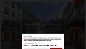 What Frankfurt-tourismus.de website looks like in 2024 
