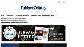 What Fuldaerzeitung.de website looks like in 2024 