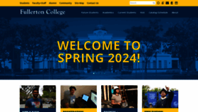 What Fullcoll.edu website looks like in 2024 