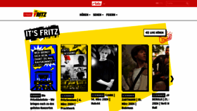What Fritz.de website looks like in 2024 