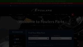 What Fowlersparts.co.uk website looks like in 2024 