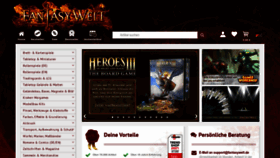 What Fantasywelt.de website looks like in 2024 