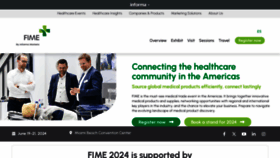 What Fimeshow.com website looks like in 2024 