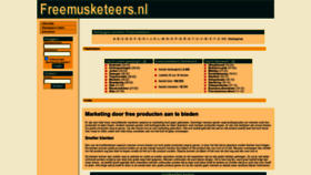 What Freemusketeers.nl website looks like in 2024 