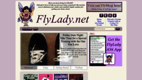 What Flylady.net website looks like in 2024 