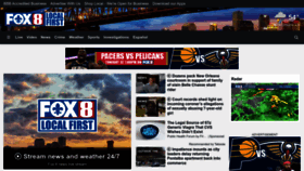 What Fox8live.com website looked like in 2024 (1 year ago)
