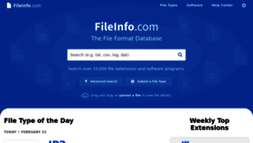 What Fileinfo.net website looks like in 2024 