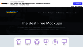 What Free-mockup.com website looks like in 2024 