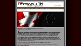 What Feynburg-uhren.de website looks like in 2024 