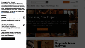 What Finewoodworking.com website looks like in 2024 