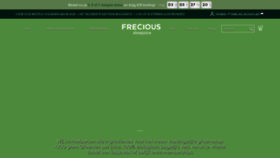 What Frecious.bio website looks like in 2024 