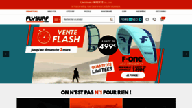 What Flysurf.com website looks like in 2024 