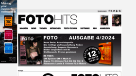 What Fotohits.de website looks like in 2024 